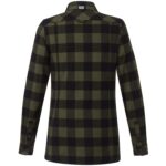 Custom Women's SPRUCELAKE Roots73 Long Sleeve Button Up Flannel Shirt - 5