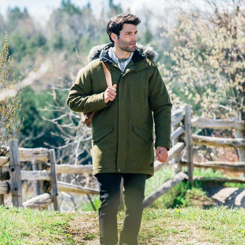 Custom Men's BRIDGEWATER Roots73 Waterproof Insulated Parka Jacket with Detachable Hood - 5