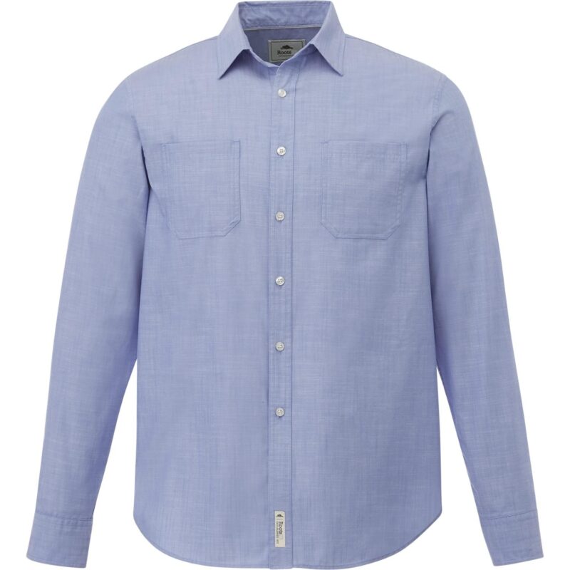 Custom Men's CLEARWATER Roots73 Long Sleeve Button Up Shirt - 5