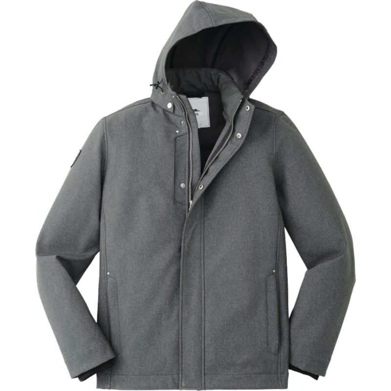 Custom Men's ELKPOINT Roots73 Softshell Jacket with Detachable Hood - 2