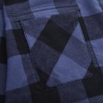 Custom Men's SPRUCELAKE Roots73 Long Sleeve Button Up Flannel Shirt - 4