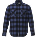 Custom Men's SPRUCELAKE Roots73 Long Sleeve Button Up Flannel Shirt - 6