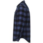 Custom Men's SPRUCELAKE Roots73 Long Sleeve Button Up Flannel Shirt - 7
