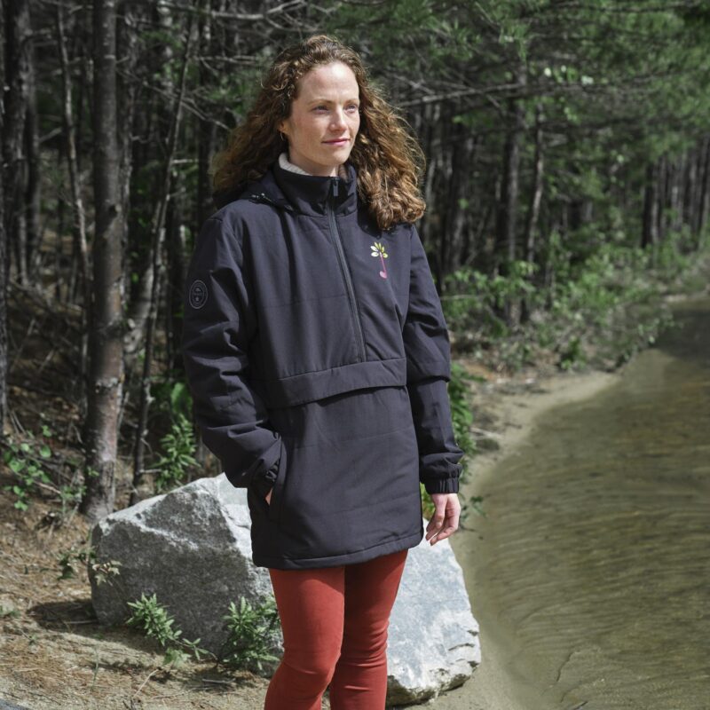 Custom Unisex Roots73 ALBANY Eco Insulated Half Zip Pullover Jacket - 5